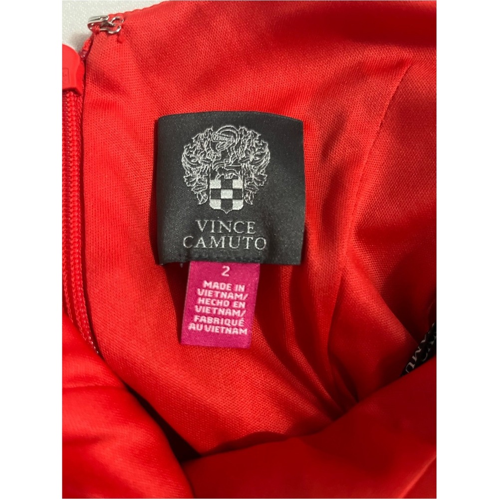 Vince Camuto Bright Red Summer Dress - Picture 5 of 6